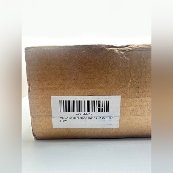 NWT Viscata Roses Canvas Espadrille Wedge Pumps in Ash Gray Sz EURO 42/ US 11 - Picture 3 of 9